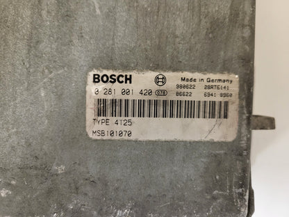LAND ROVER FREELANDER ECU / 0281001420 / TYPE 4125 / MSB101070 / BOSCH
