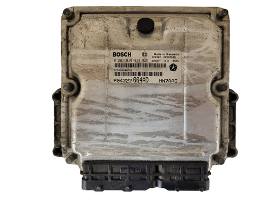 CHRYSLER VOYAGER ECU / 0281010814 / P04727664AD / 28SA5696 / BOSCH
