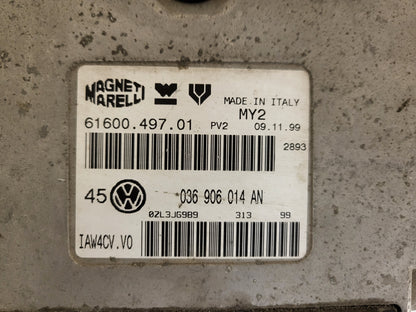 VW SEAT ECU / 036906014AN / IAW4CV.V0 / 61600.497.01 / MAGNETI MARELLI