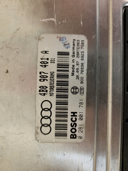 Audi ECU / 4B0907401A / 0281001781 / BOSCH
