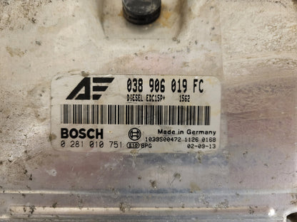 VW ECU / 038906019FC / 0281010751 / EDC15P+ / BOSCH