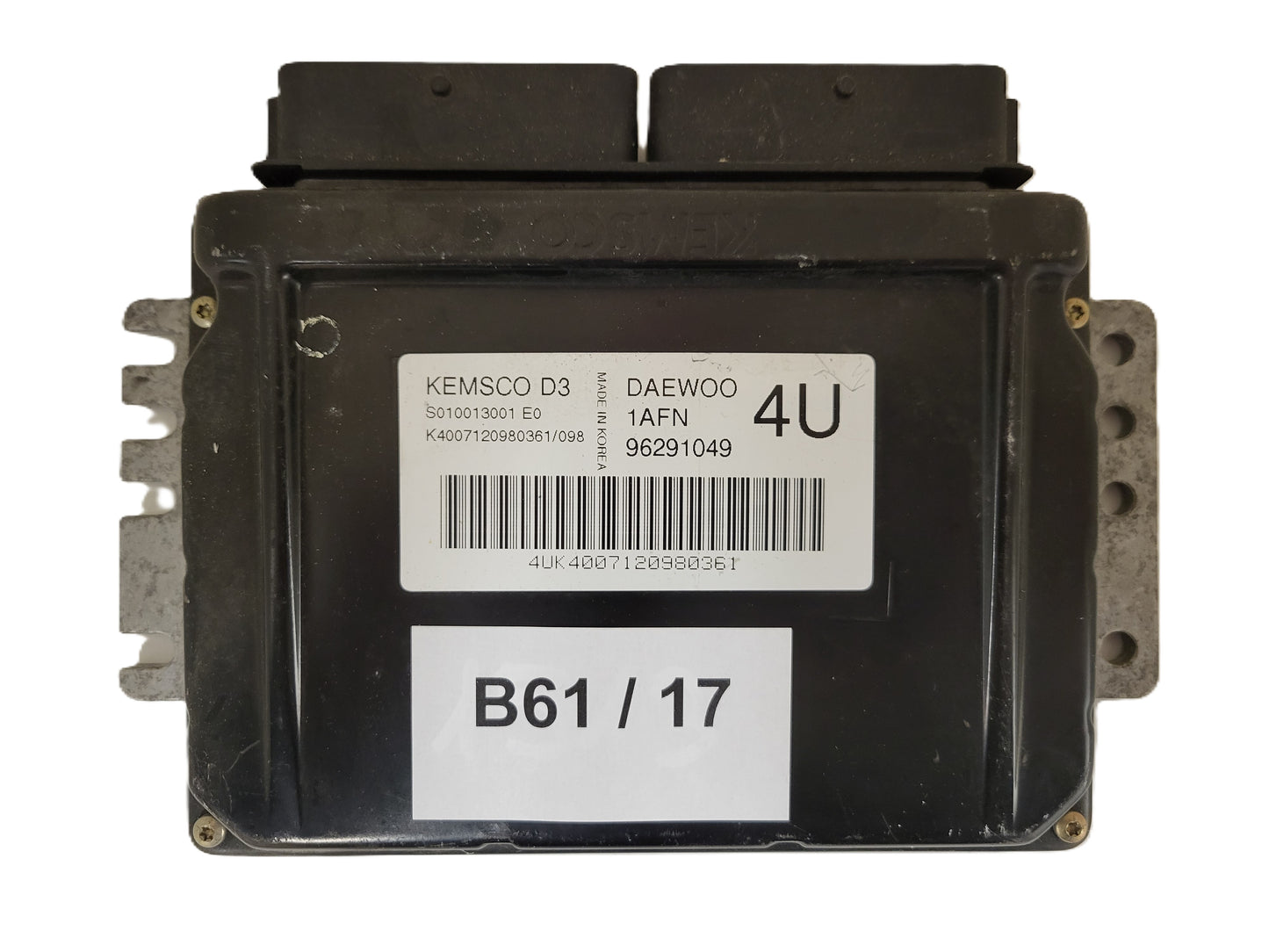 CHEVROLET MATIZ ECU / 96291049 / 1AFN / S010013001 / KEMSCO