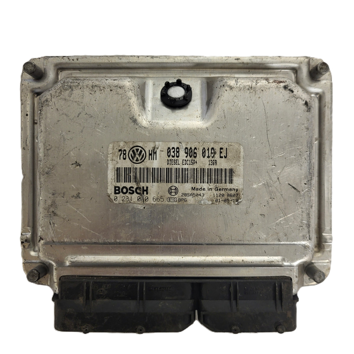 VW ŠKODA VAG ECU / 038906019EJ / 0281010665 / EDC15P+ / 28SA5043 / 038906019 - B61-21 - 1