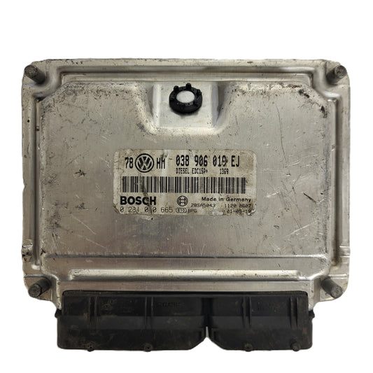 VW ŠKODA VAG ECU / 038906019EJ / 0281010665 / EDC15P+ / 28SA5043 / 038906019
