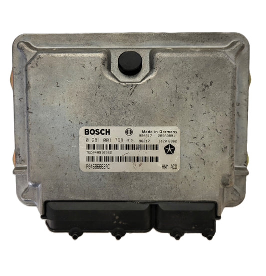 CHRYSLER VOYAGER ECU / 0281001768 / P04686662AC / TED048916362 / BOSCH