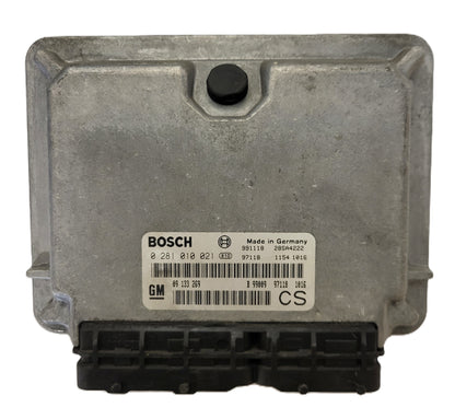 Opel Zafira ECU / 0281010021 / 09133269 / CS / BOSCH