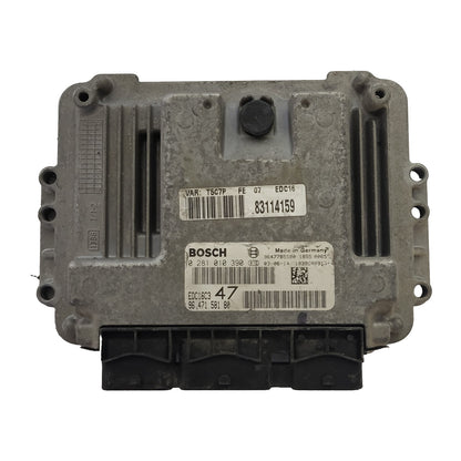 PEUGEOT CITROEN ECU / 0281010390 / 9647158180 / 9647785580 / EDC16C3 / BOSCH - B62-04 - 1