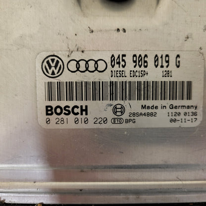 VW POLO ECU / 045906019G / 0281010220 / EDC15P+ / BOSCH