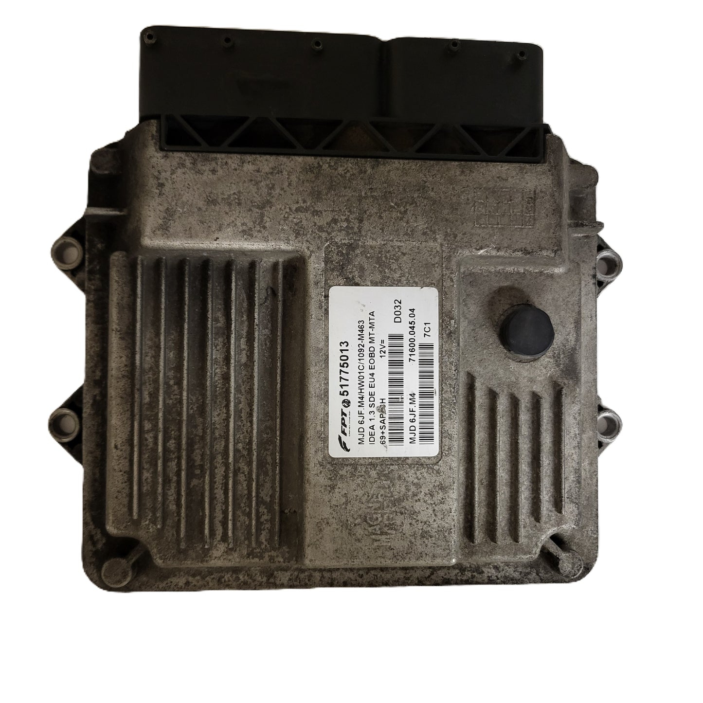 Fiat Idea ECU / MJD 6JF.M4 / 51775013 / HW01C / 71600.045.03 / MAGNETI MARELLI
