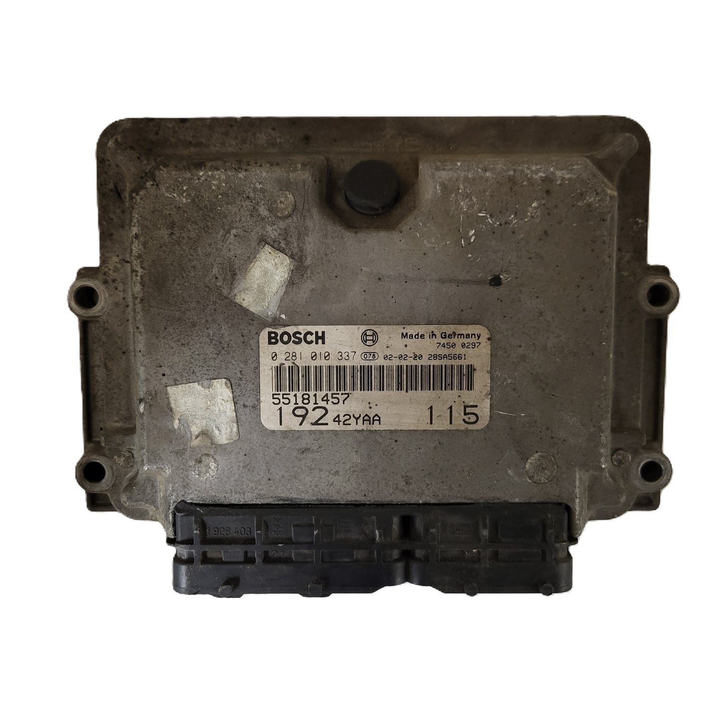 Fiat STILO ECU / 55181457 / 0281010337 / 19242YAA / BOSCH