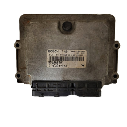 Fiat STILO ECU / 0281011553 / 55198058 / 19247EAA / BOSCH