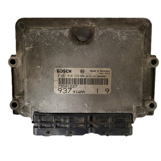 ALFA ROMEO 147 ECU / 0281010332 / 73501227 / 93741WAA / BOSCH