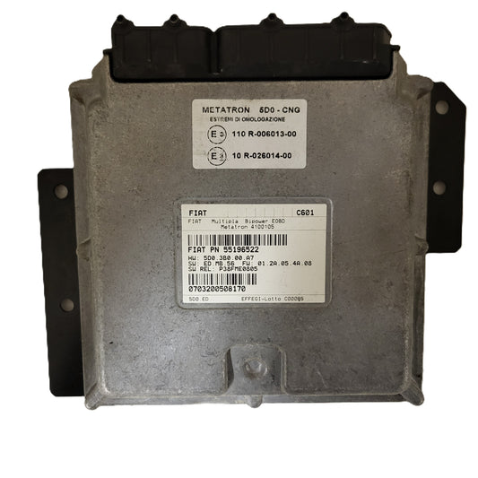 FIAT MULTIPLA BIPOWER ECU / 55196522 / 4100105 / C601 / METATRON