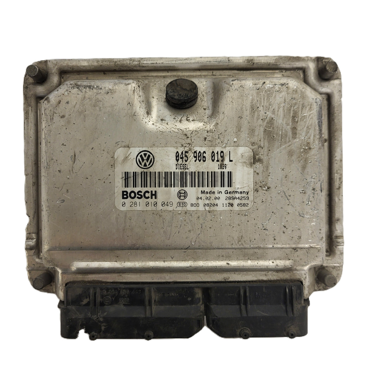 VW LUPO ECU / 045906019L / 0281010049 / BOSCH - B62-23 - 1