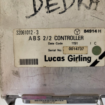 FIAT LANCIA ALFA ROMEO ECU / 32061012-3 / 84914H / ABS CONTROLLER