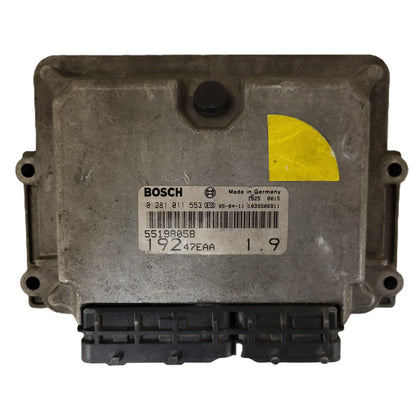 Fiat STILO ECU / 0281011553 / 55198058 / 19247EAA / BOSCH