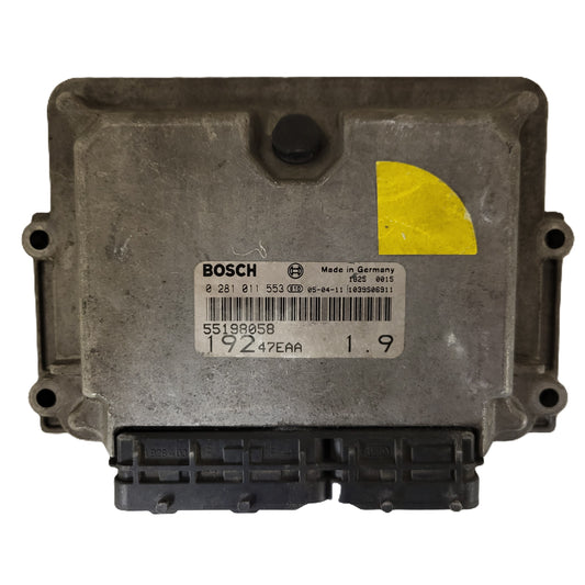 Fiat STILO ECU / 0281011553 / 55198058 / 19247EAA / BOSCH