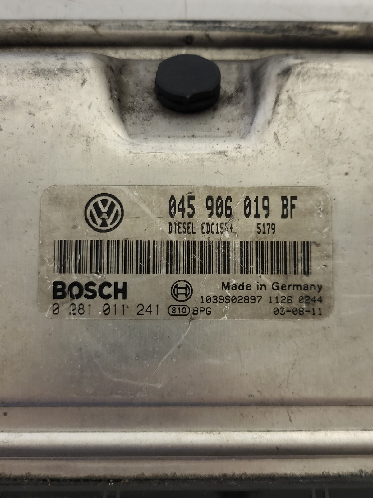 VW POLO ECU / 045906019BF / 0281011241 / EDC15P+ / BOSCH - B63-20 - 2