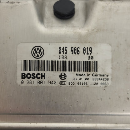 VW SEAT POLO ECU / EDC15P+ / 045906019 / 0281001940 / BOSCH