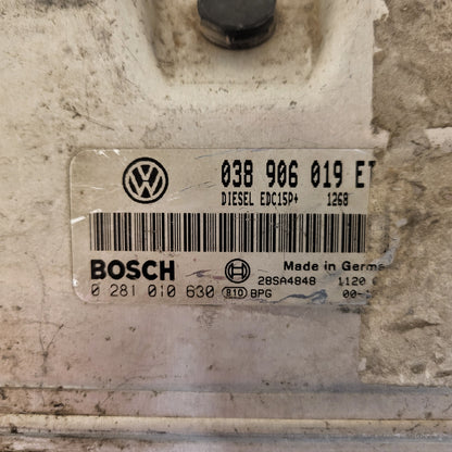 VW SHARAN ECU / 038906019ET / 0281010630 / EDC15P+ / BOSCH