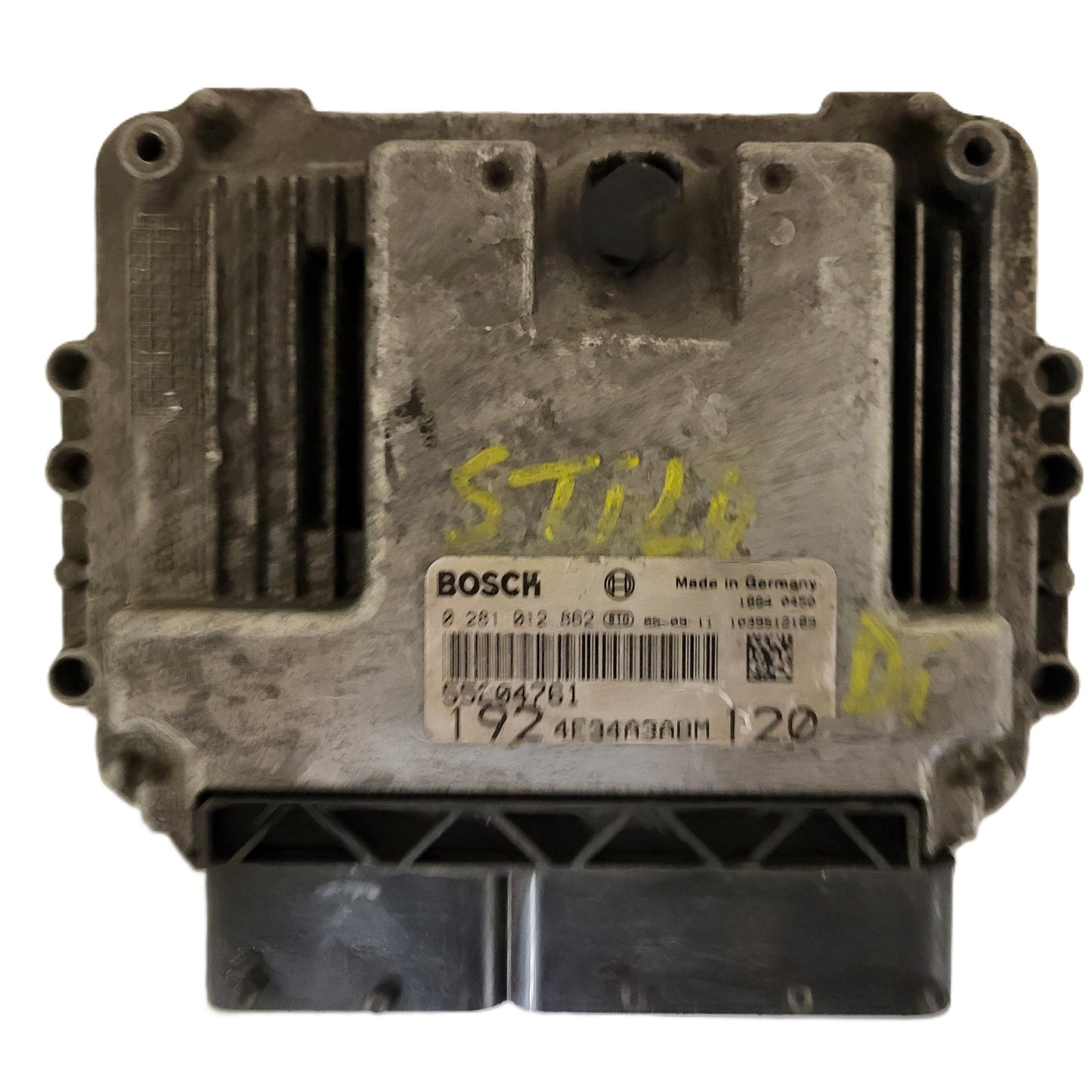 FIAT STILO ECU / 0281012862 / 55204761 / 1039S12189 / BOSCH