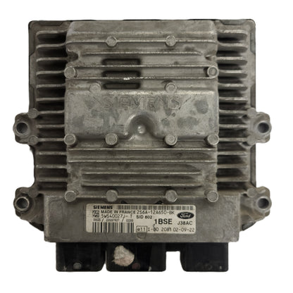 FORD FIESTA ECU / 2S6A-12A650-BK / 5WS40027J-T / SID802 / 1BSE/ J38AC / SIEMENS - B64-18 - 1
