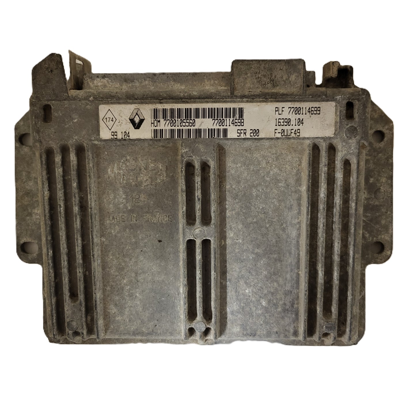 RENAULT TWINGO ECU / 7700105560 / 7700114698 / 7700114699 / SFR 200 /