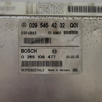 Mercedes A-Class W168 ESP ECU / 0295454232 / 0265109477 / BOSCH