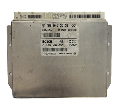 MERCEDES-BENZ A CLASS W168 ESP ECU / 1685453532 / 0265109630 / BOSCH ESP+HBA