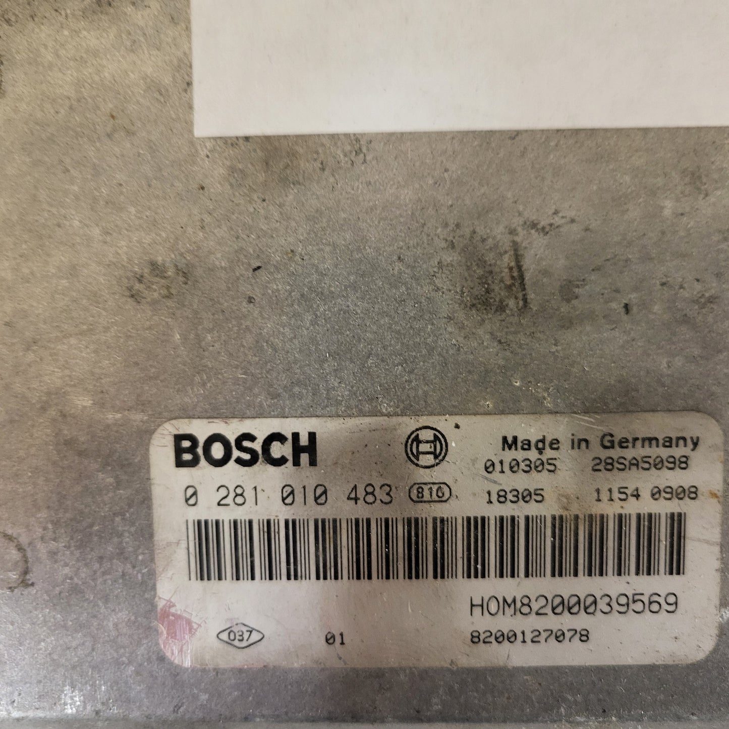 RENAULT ECU / 0281010483 / 8200039569 / 8200127078 / BOSCH