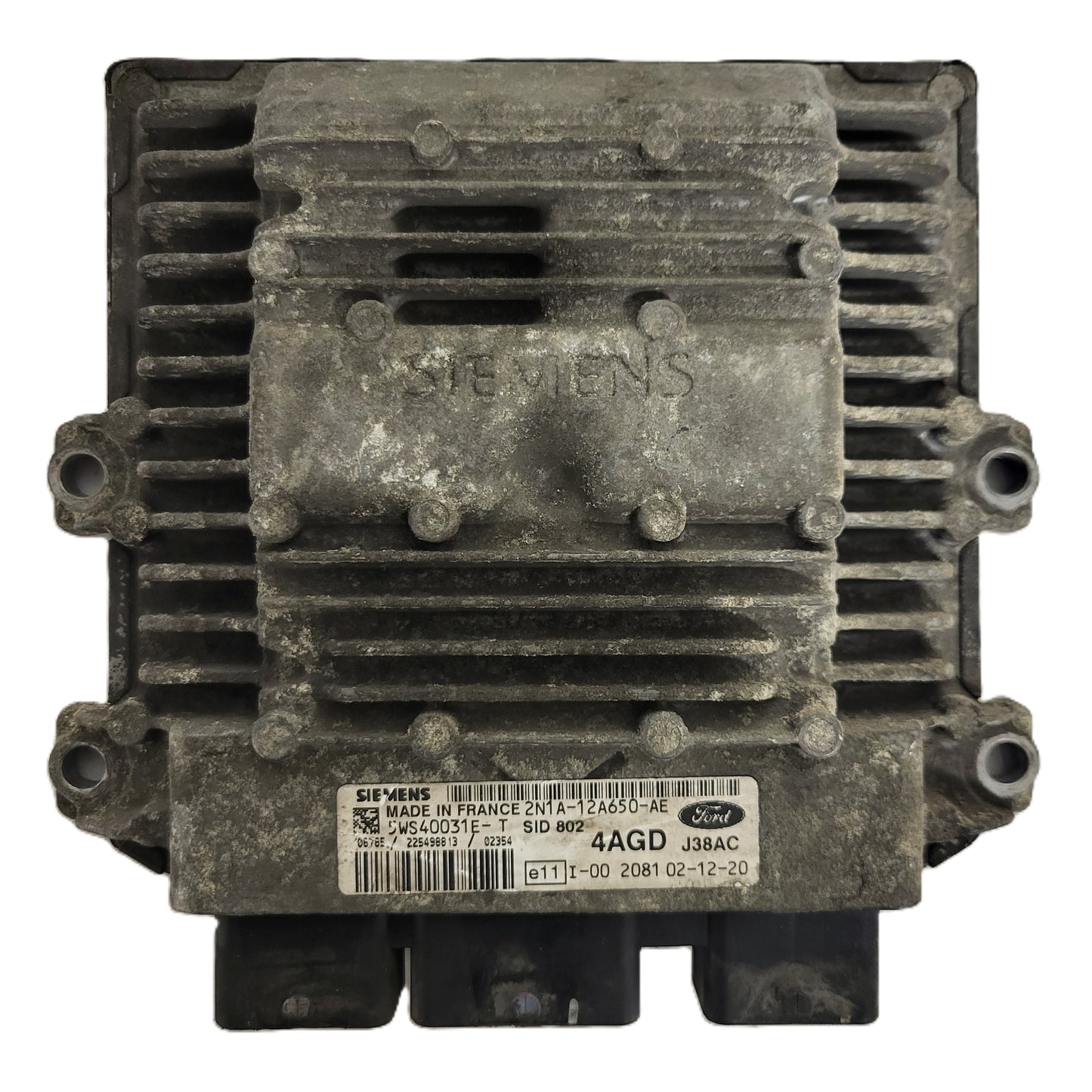 FORD FUSION ECU / 2N1A-12A650-AE / 5WS40031E-T / SID802 / 4AGD / SIEMENS