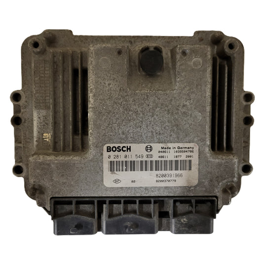 Renault ECU / 0281011549 / 8200391966 / 8200370779 / BOSCH
