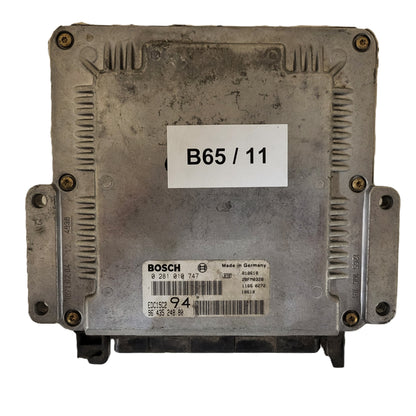PEUGEOT 307 ECU / 0281010747 / EDC15C2 / 9643524880 / BOSCH