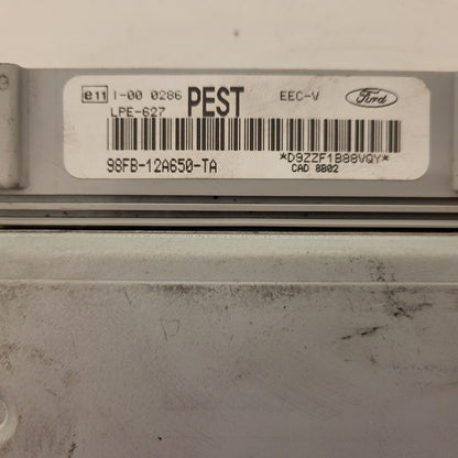 FORD ECU / 98FB-12A650-TA / 98FB12A650TA / LPE-627 / EEC-V