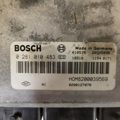 RENAULT ECU / 0281010483 / 8200039569 / 8200127078 / BOSCH