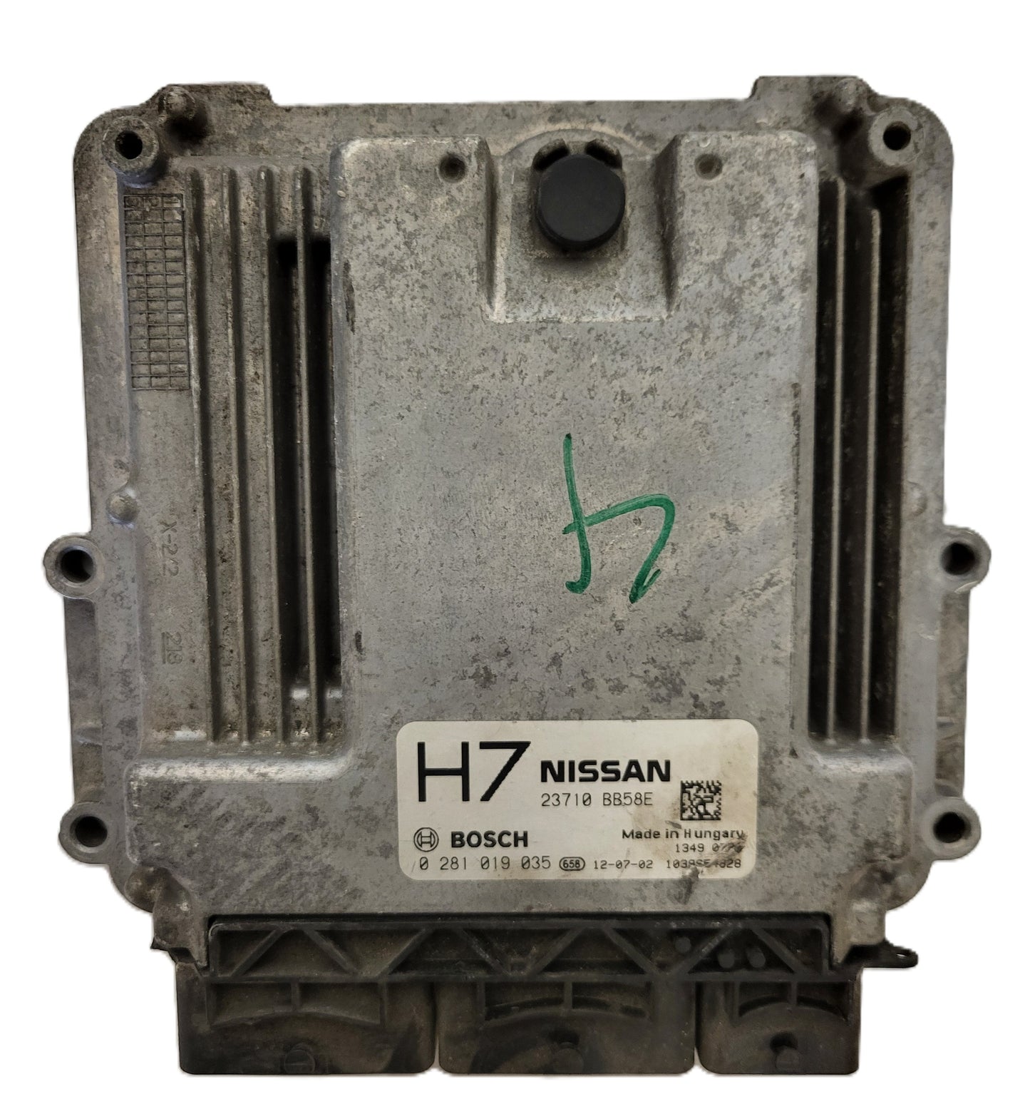 NISSAN QASHQAI ECU / 0281019035 / 23710BB58E / H7 / BOSCH