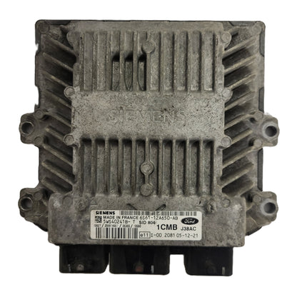 FORD FIESTA ECU / 6S61-12A650-AB / 5WS40241B-T / SID804 / 1CMB / SIEMENS - B65-23 - 1