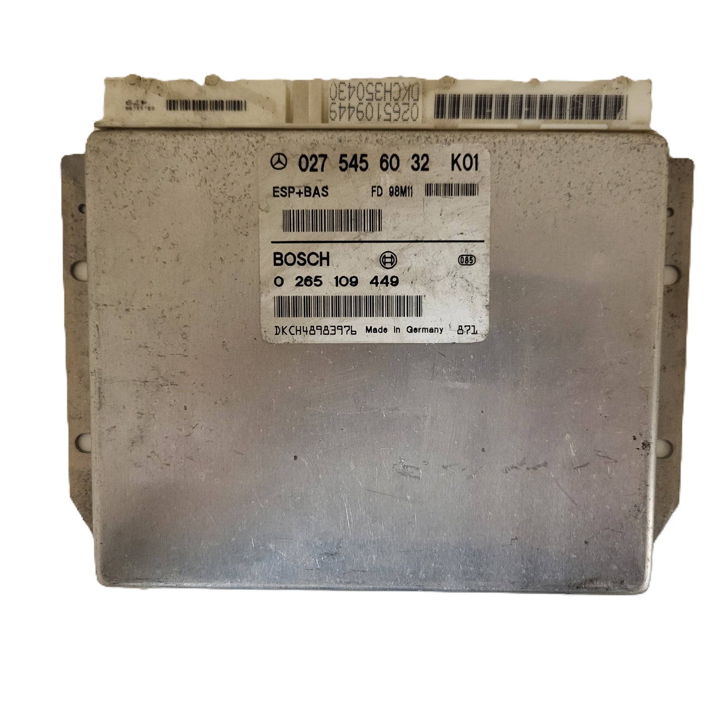 Mercedes a class ecu / 0265109449 / 0275456032 / BOSCH