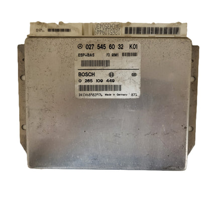 Mercedes a class ecu / 0265109449 / 0275456032 / BOSCH