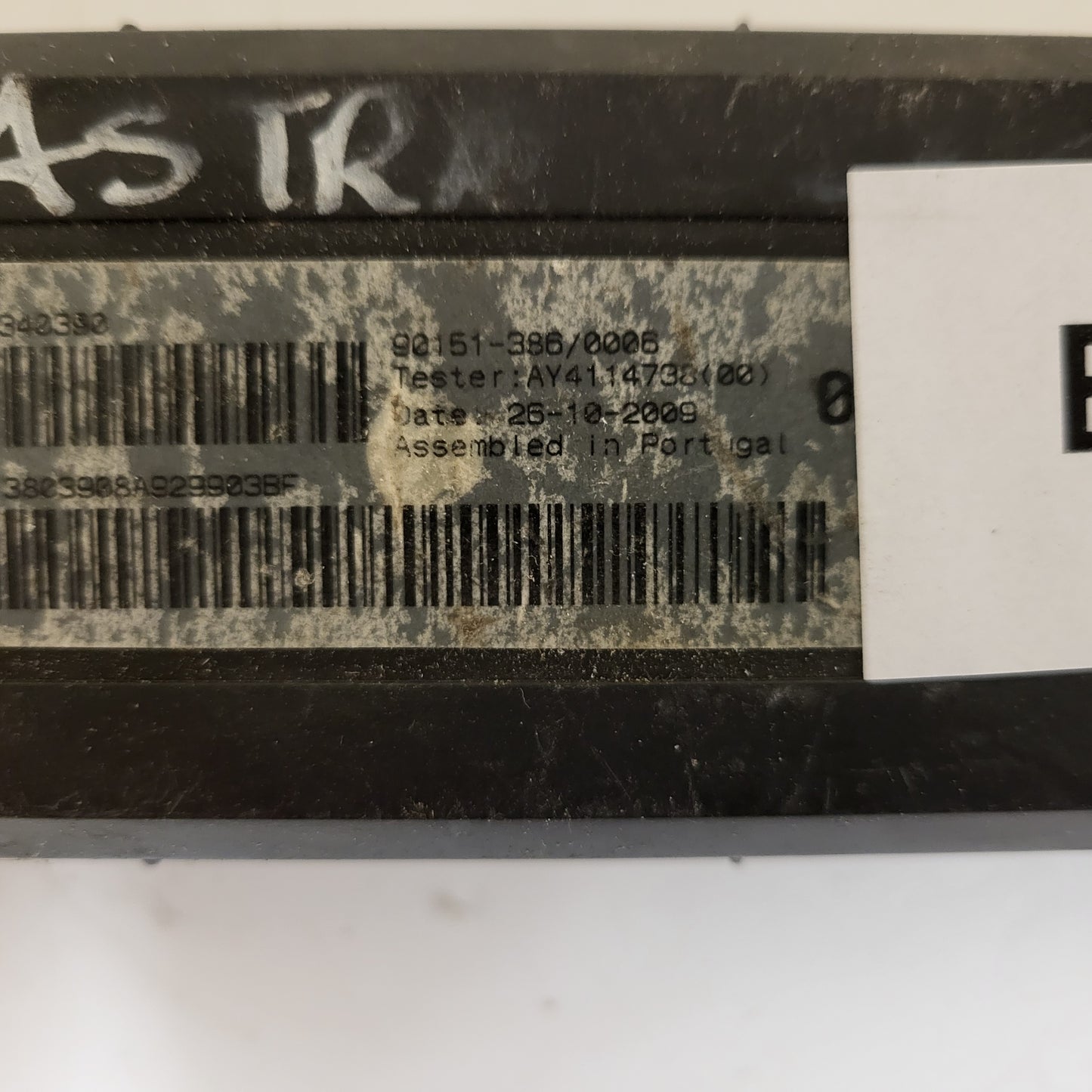 OPEL ASTRA J COMFORT MODULE ECU / 90151-386/0006 /