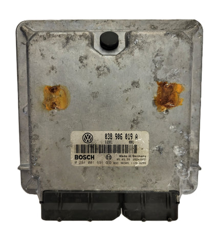 VW PASSAT  ECU / 038906019A / 0281001691 / BOSCH