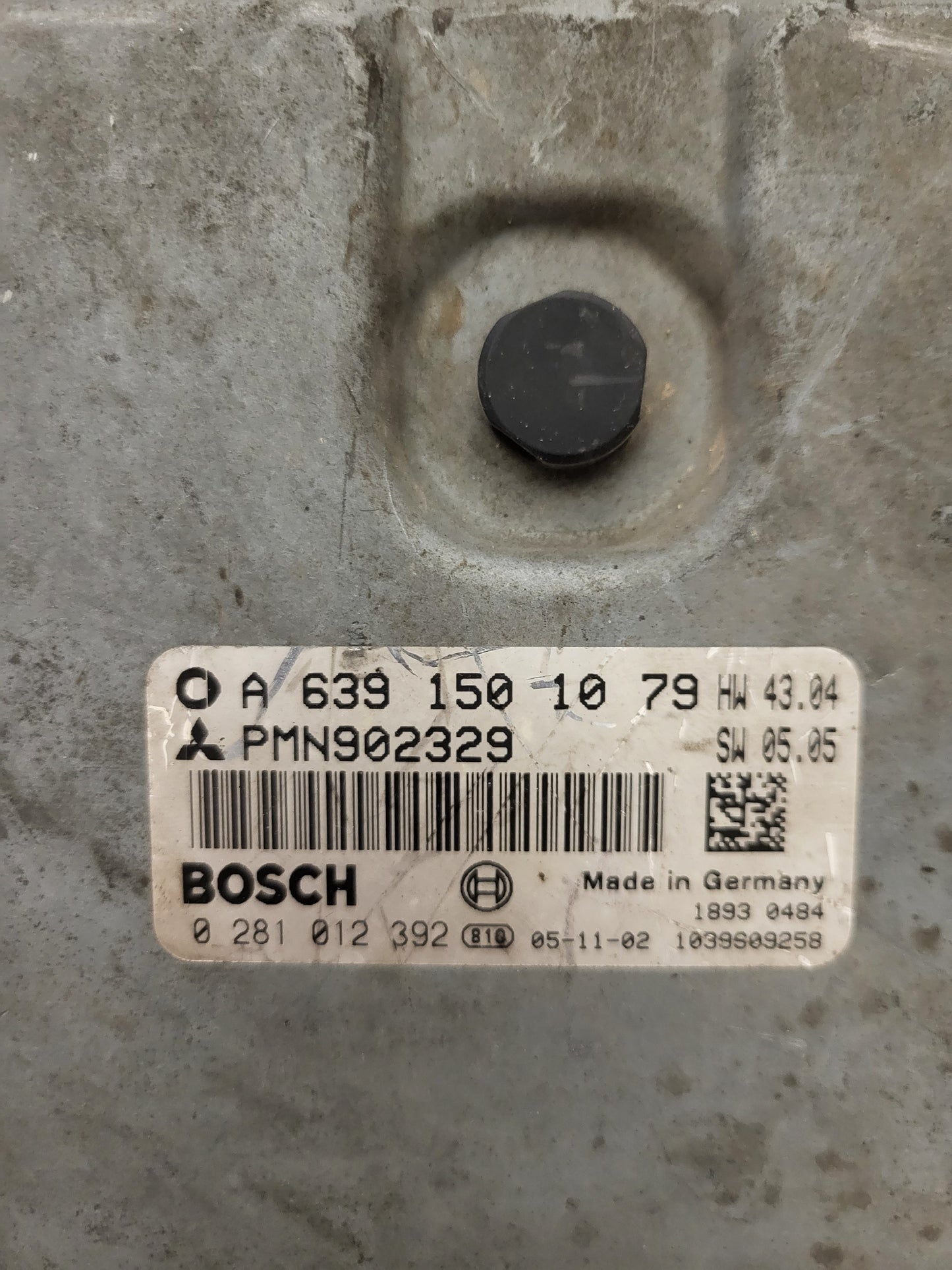 SMART ECU / A6391501079 / 0281012392 / PMN902329 / BOSCH