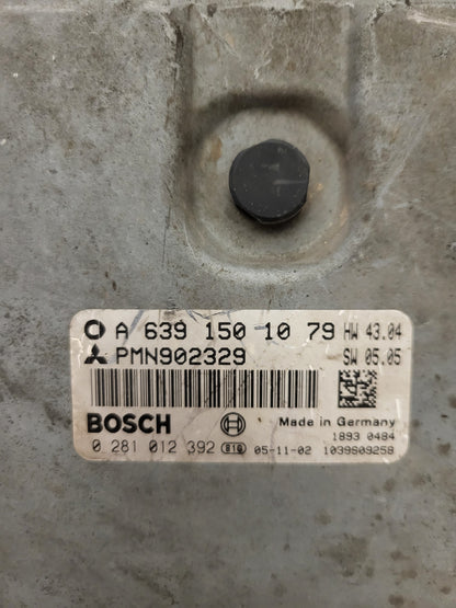 SMART ECU / A6391501079 / 0281012392 / PMN902329 / BOSCH