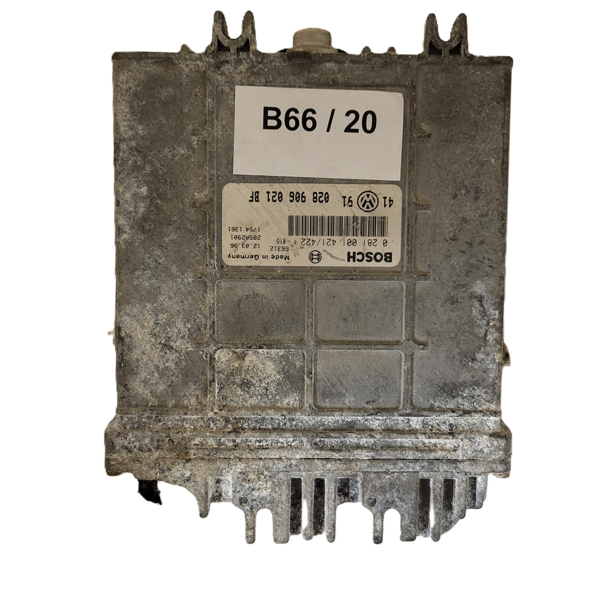 FORD ECU / 4M51-12A650-JK / 5WS40303J-T / 3ANK / SID202 / SIEMENS - B66-20 - 1