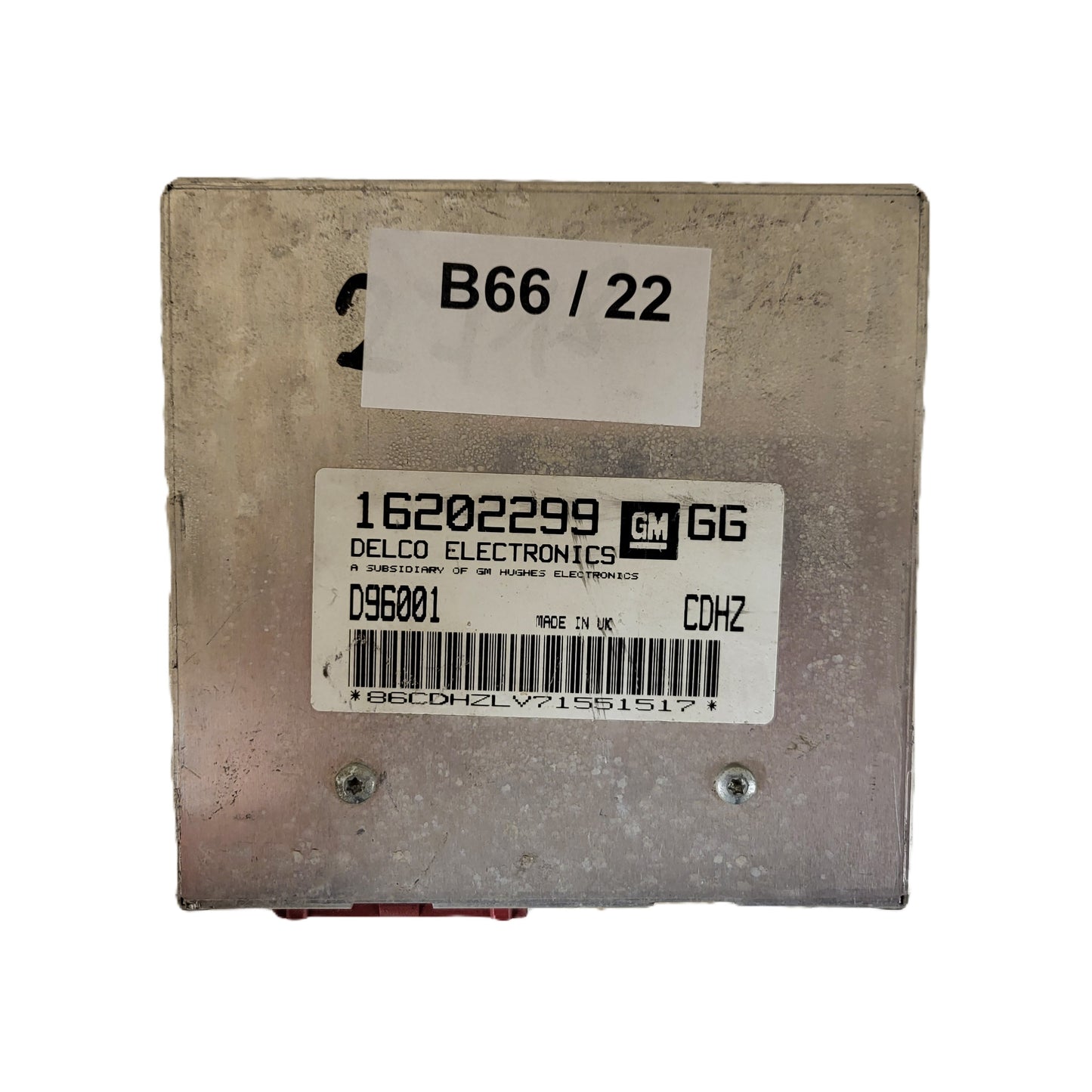 Opel VECTRA ECU / 16202299 / D96001 / CDHZ / DELCO