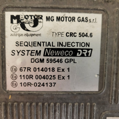 4 CYLINDER LPG ECU NEWECO DR1 / DGM 59546 LPG / CRC 504.6 / MG GAS ENGINE