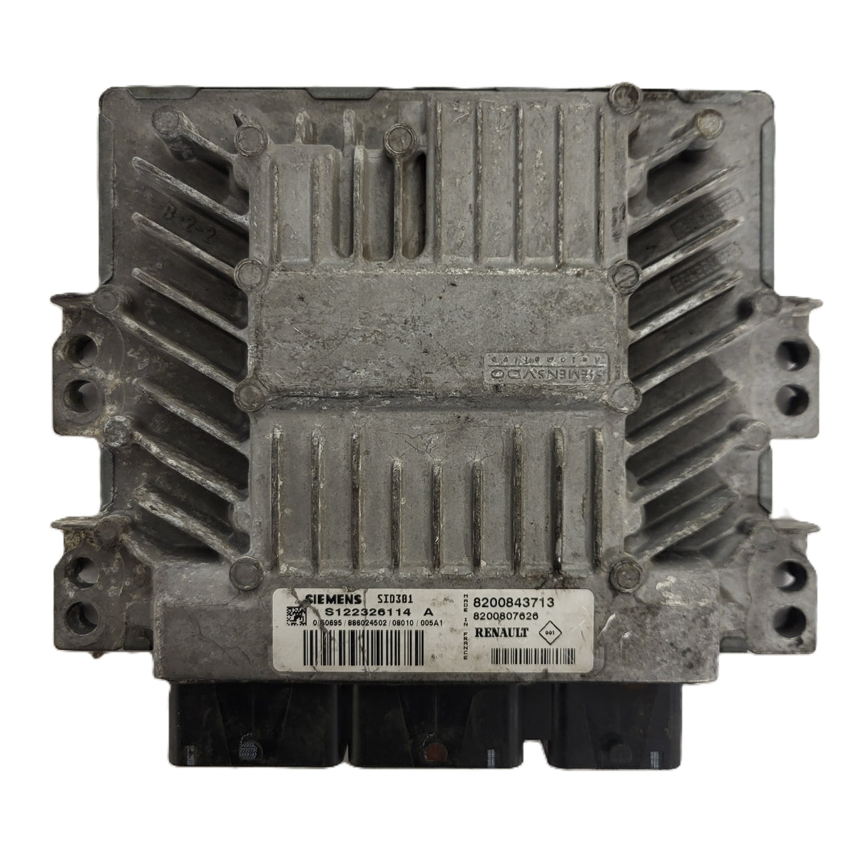 RENAULT MEGANE ECU / S122326114A / S122326114 / 8200843713 / 8200807626 - B67-09 - 1