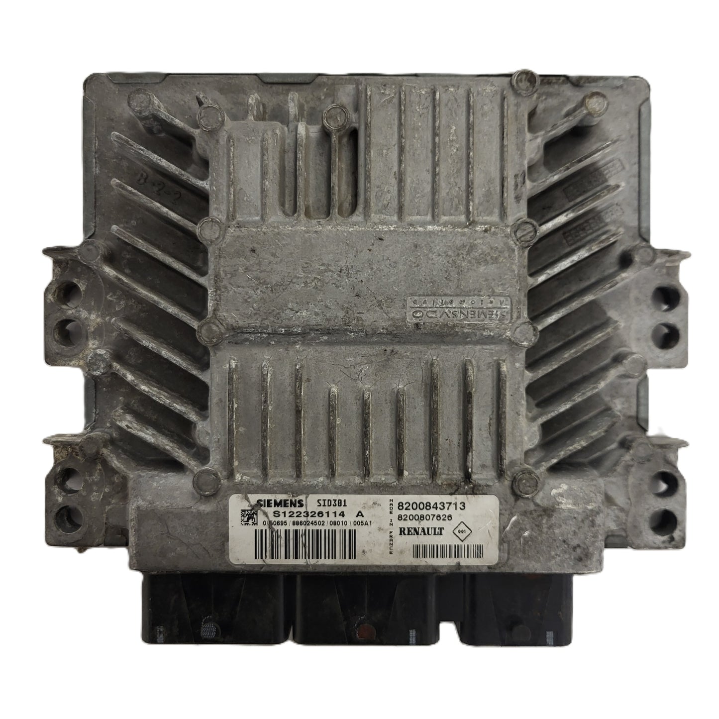 RENAULT MEGANE ECU / S122326114A / S122326114 / 8200843713 / 8200807626
