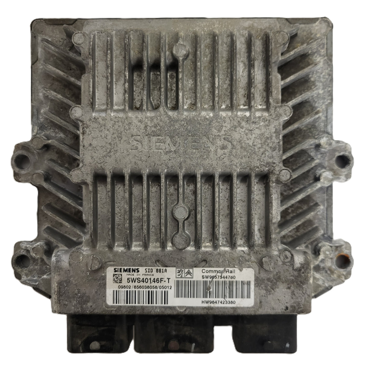 CITROEN BERLINGO PARTENER ECU / 5WS40146F-T / SID801A / SW9657544780 / - B67-15 - 1