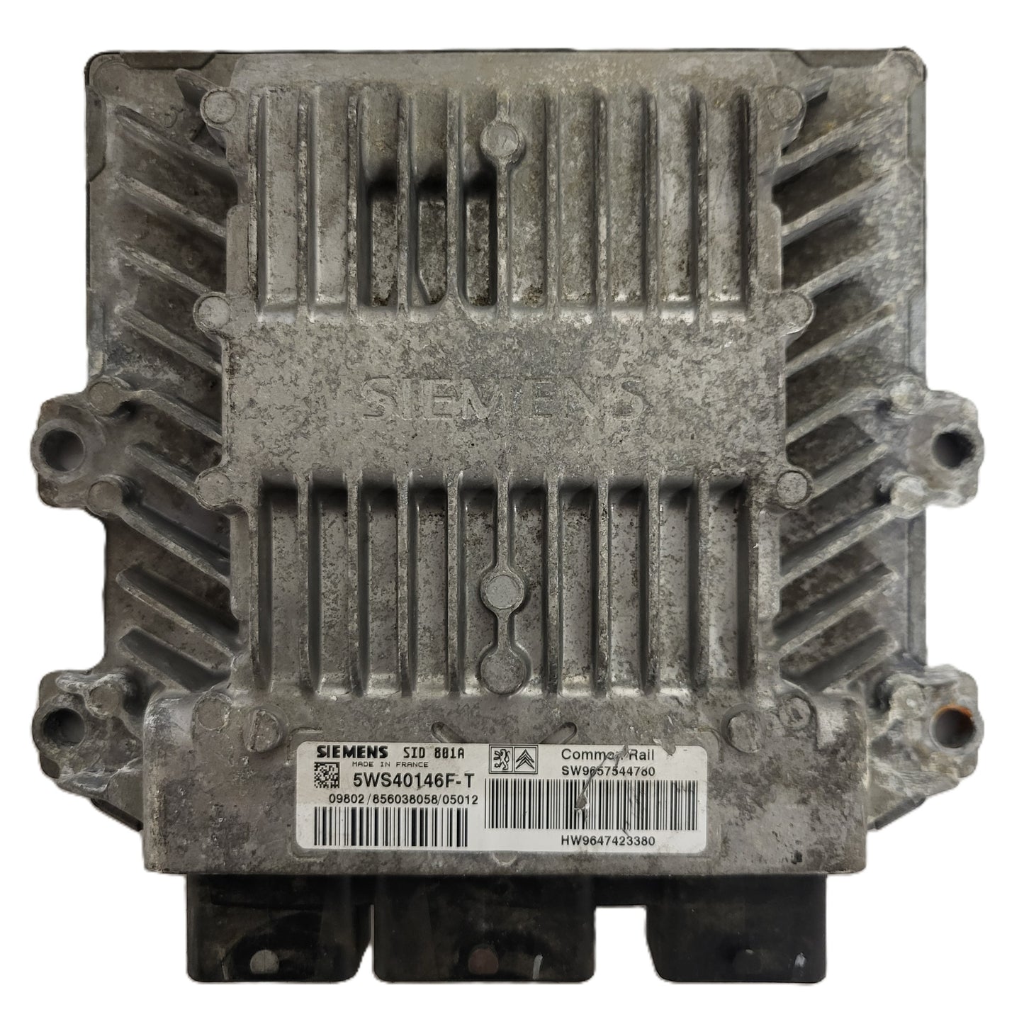 CITROEN BERLINGO PARTENER ECU / 5WS40146F-T / SID801A / SW9657544780 / HW9647423380 / SIEMENS